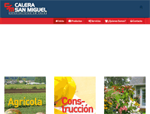 Tablet Screenshot of calerasanmiguel.com